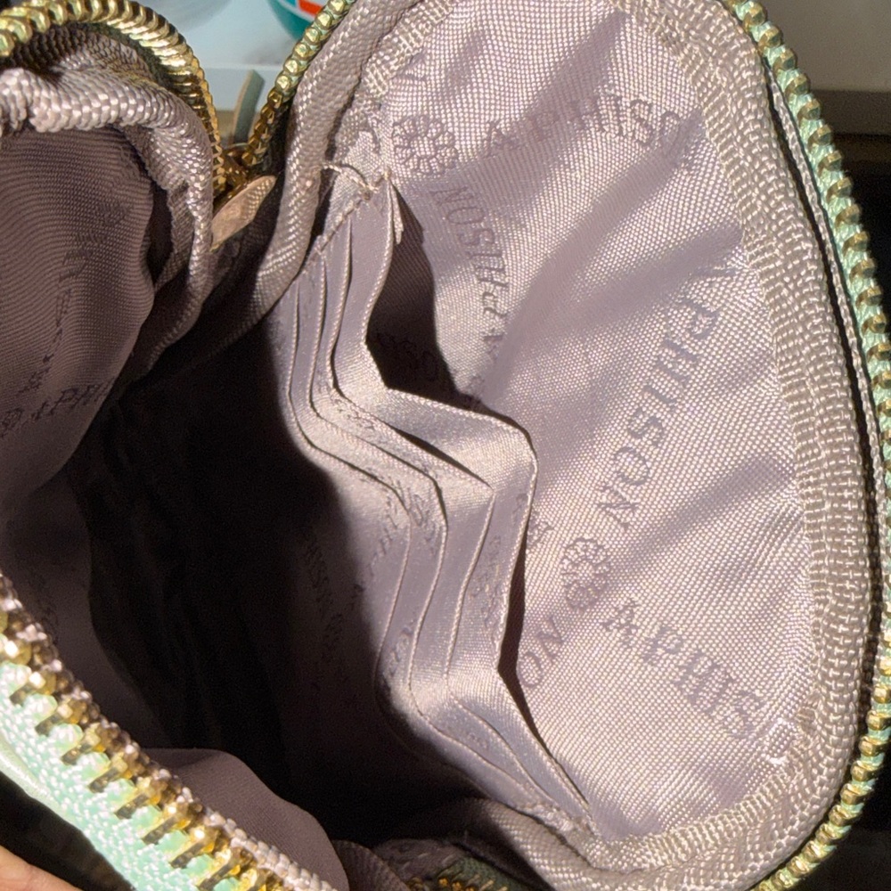 Aphison’s Sage Green Crossbody Bag with Tassel Accent - Picture 6 of 6